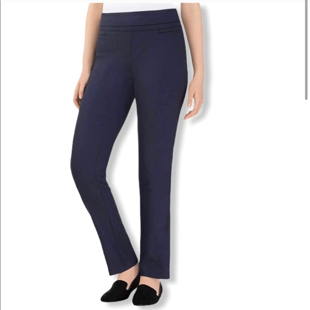 NWT Navy Hilary Ridley Slim Pants